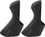 Allecto Plus - Couvre-poignées de levier de frein de vélo de course - Silicone antidérapant - Manches de guidon - Noir