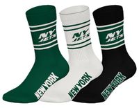 NFL NY JETS Crew Socks - 3-pack - Groen/Wit/Zwart - Maat 43/46