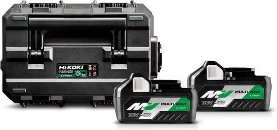 HiKOKI UC18YTSLWA2 Booster Bundel A2 - Incl. 2,5 & 5,0 Ah Accu's & Multilader