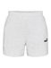 PUMA Essentials Small No. 1 Logo short met hoge taille voor dames, 13 cm XXL, Light Gray Heather