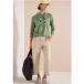cecil Shirt met 3/4-mouwen, capuchon en printdetails