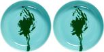 Serax Ottolenghi Feast Bord Azurblauw/Groen 22 Ø 2 stuks