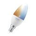 Ledvance Smart+ BT E14 Bougie 5W 470lm - 827-865 Blanc accordable | Dimmable - Remplace 40W