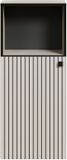 Trendteam Staand opbergmeubel PureBliss Kashmir Lichtgrijs BHT 40 x 95 x 31 cm