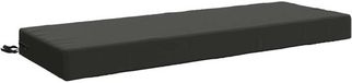 vidaXL Coussin de dossier SOEST 100% Polyester Anthracite 120 x 40 x 10 cm