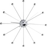 Kare Design Umbrella Ball Wandklok Metaal Grijs 60 cm