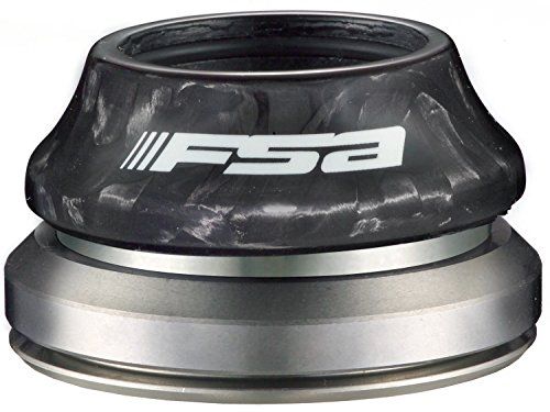 FSA Orbit C-40/48 ACB Carbon Headset - 1 1/8-1.5" Tapered - Integrated - 45° (Campa) - TopCap Carbon 10 mm - Black