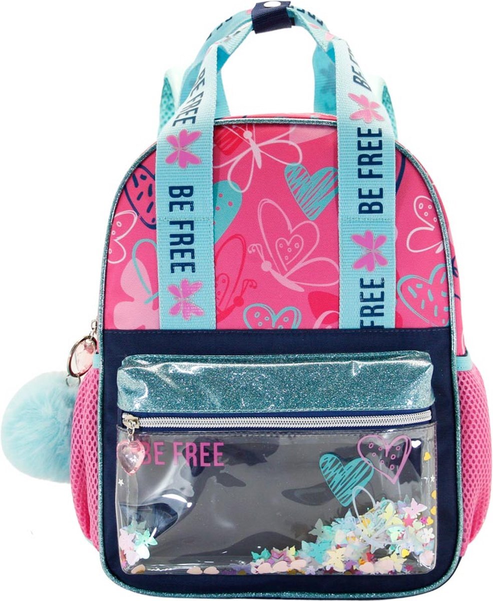 Oh My Pop Glitter Backpack - Be Free - small