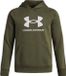 Under Armour UA Rival Fleece BL Hoodie Unisex Sporttrui - Groen - Wit