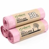Relevo 100% gerecyclede geur-vuilniszak, extra sterk, 30 L, 45 zakken