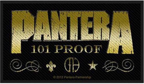Pantera Whiskey Label Patch