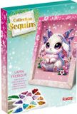 Lansay Set créative à paillettes : Figurine de lapin féerique