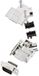 Amphenol L17D45PK-M-15+L717DA15PST D-sub-Stecker-Set 45 ° Polzahl: 15 Schrauben 1 Stück