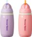 Tommee Tippee Geïsoleerde Active Rietjesbeker – 2 stuks – 266 ml – Lekvrije Waterfles voor Peuters 12m+ - Roze en Paars