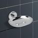 IPEA Zelfklevend zeepbakje van metaal, geen boren nodig, modern design, zeephouder voor aan de muur om te plakken in badkamer, douche, keuken, huis, zeep- of sponshouder, zelfherstellend