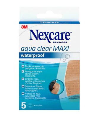 Nexcare Aqua Clear Maxi Pleisterverband - 60 x 88 cm - 5 stuks