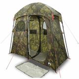 vidaXL Douchetent 2-persoons waterdicht camouflage