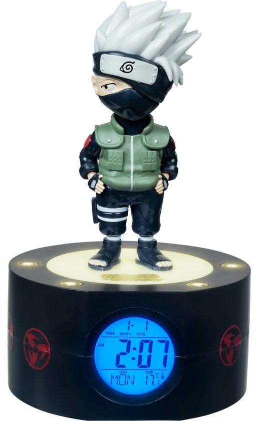Teknofun Naruto Kakashi Light-Up Wekkerradio