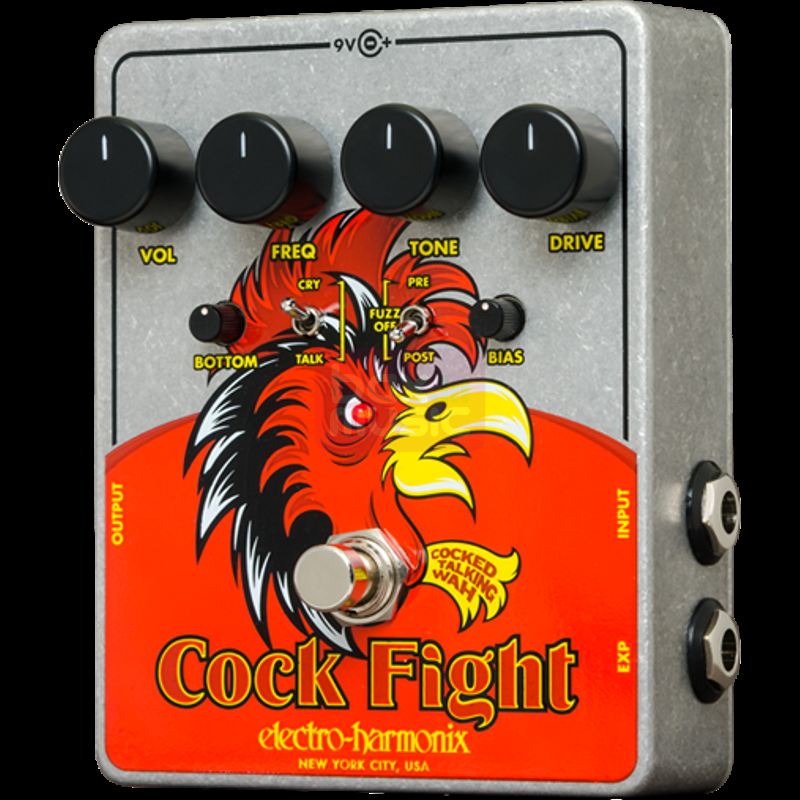 Electro Harmonix Cock Fight cocked talking wah-pedaal