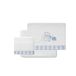 Beddengoed Coralina Beddengoed Minibed Honey Bear wit en blauw
