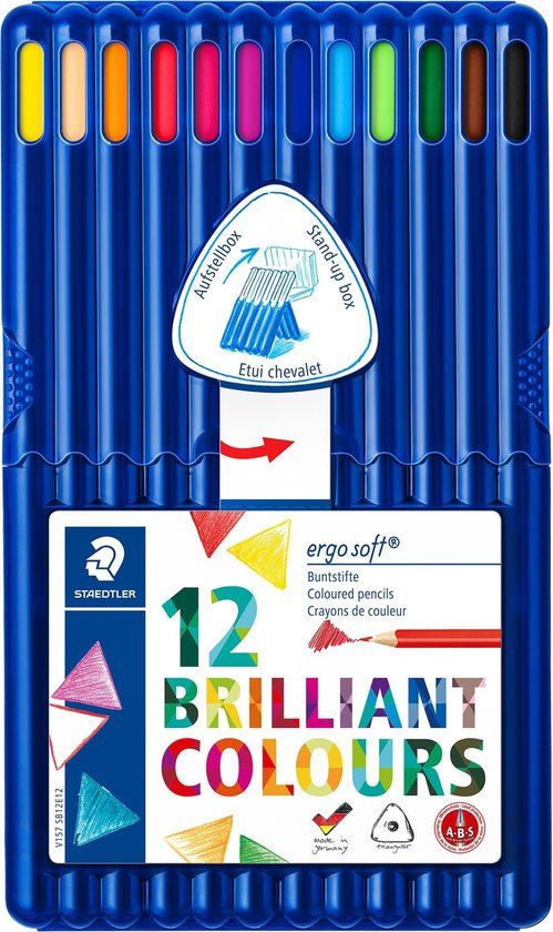 STAEDTLER ergosoft kleurpotlood - Box 12 st - 12 Kleuren