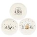Mica Decorations kerst dinerbord Mateo (Ø28 cm) (set van 6)
