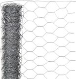 Nature - Verzinkt staal gaas - 10 x 0,5m - Grijs - 25mm mazen