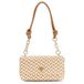 GUESS Tessi Flap Shoulder Bag Cognac Multi Lichtbruin
