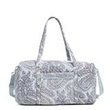 Vera Bradley Grote reistas voor dames, één maat, Paisley zachte hemel, Eén maat, Grote reistas van katoen