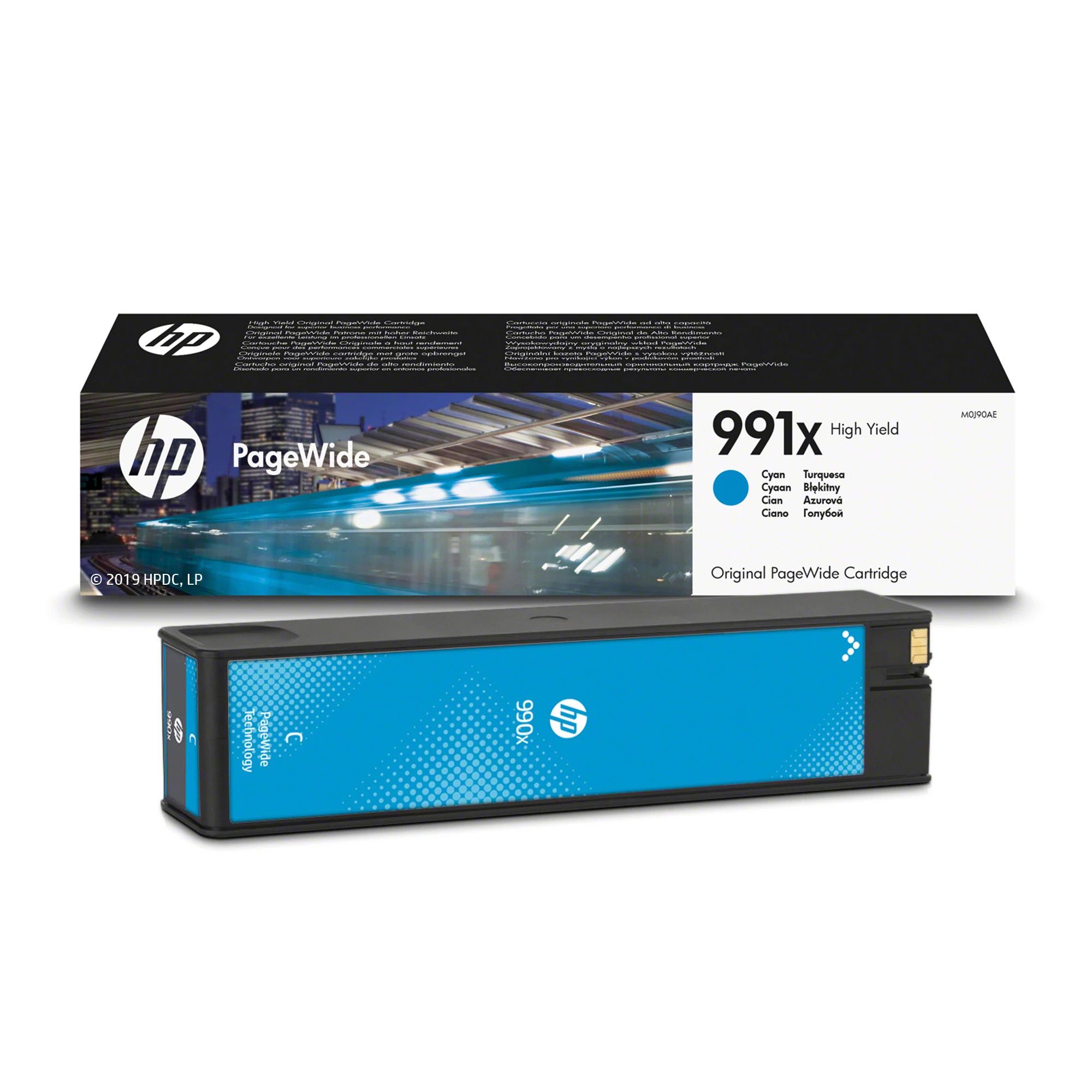 HP 991X Cyaan High Capacity Inktcartridge - M0J90AE
