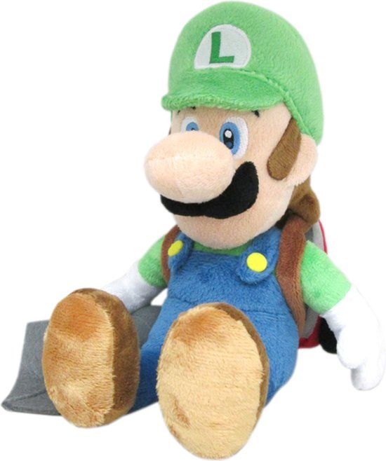 Nintendo Together+ Super Mario Bros Luigi With Poltergust 5000 25cm Pluche