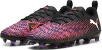PUMA FUTURE 8 PLAY FG/AG Jr Unisex Sportschoenen - PUMA Black-PUMA White-Glowing Red