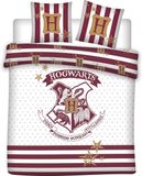 Harry Potter Dekbedovertrek Hogwarts - Lits Jumeaux - 240 x 220 cm - Wit