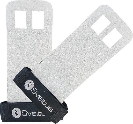 Sveltus Crosstraining Handschoenen Maat S/M Grijs Leer Unisex Volwassenen