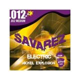Savarez Elektrische Gitaarsnaren Nikkel Explosie Roundcore Set Medium wond G .012-.052 X50M