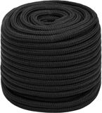 vidaXL Multifunctioneel touw 16 mm 25 m Zwart PP