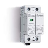Finder 7P Serie - SPD overspanningsbeveiliging tipo-2 1 Varistor + 1 GDT