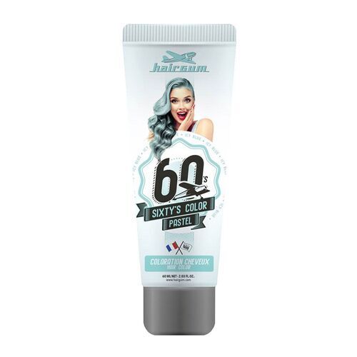 Hairgum Hairgum Sixty's Semi-permanente kleuring 60 ml Icy Blue