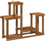 vidaXL Plantenstandaard Naturel 90 x 25 x 73 cm Massief Acacia Hout