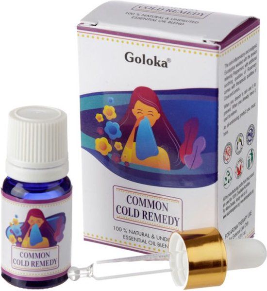 Goloka Mix Etherische Olie - 10 ml - Bij Verkoudheid