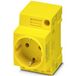 Phoenix Contact Prise EO-CF/UT/YE Jaune 1.8 W (l x l x h) 62.1 x 45 x 75 mm