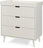 [en.casa] Luiercommode Sallinrar met verschoonblad 92x84x50 cm beige