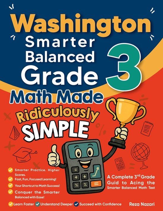 Washington Effortless Math Education Washington Smarter Balanced Grade 3 Math Made Ridiculously Simple