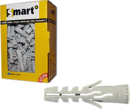 pgb-Europe SMART | Nylon spreidplug met boord SMART Ø 6x30 | 100 st