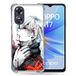 Cokitec Versterkte beschermhoes voor Oppo A17 Manga Tokyo Ghoul Kaneki, wit