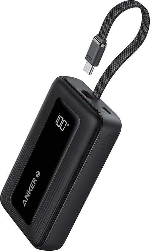 Anker Zolo Powerbank (20.000mAh) - 30W - USB-C - Zwart kopen