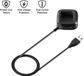 DrPhone - Câble USB X1 - Adaptateur de câble de chargement + station d'accueil - Utilisable pour Fitbit Versa 2 - Câble de chargement - Noir