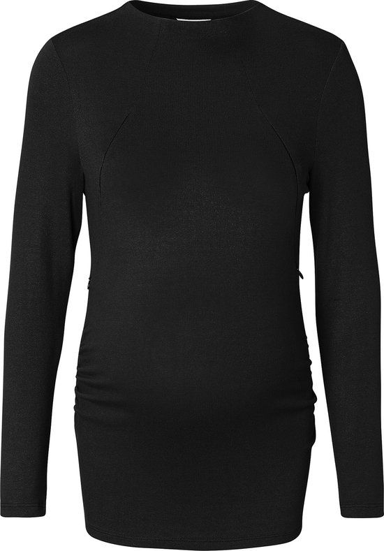 Noppies T-shirt Zwangerschap Rosa Zwart Maat XS