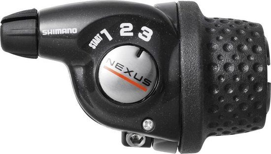 Shimano Nexus 3 SL-3S35E Draaiversteller met Clickbox en Kabels - Zwart