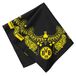 BVB-bandana. BVB Borussia Dortmund bandana, Zwart/Geel